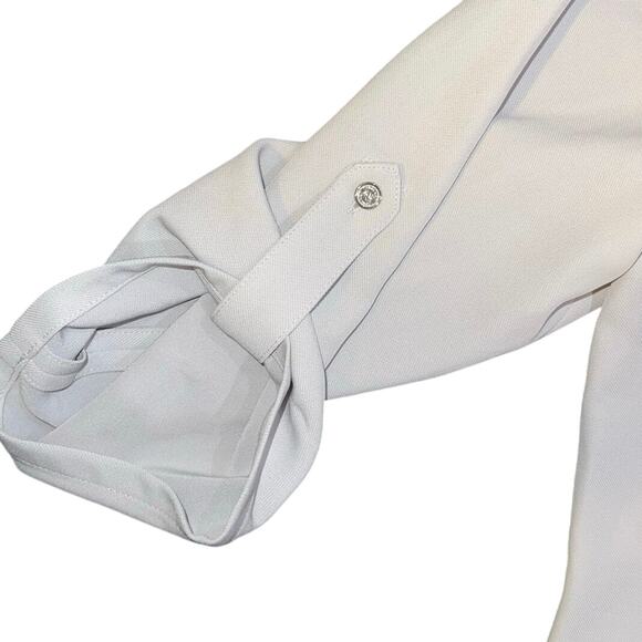 Calvin Klein Blouse V-Neck Top 1/4 sleeves Size M Office Career wear - Picture 3 of 4